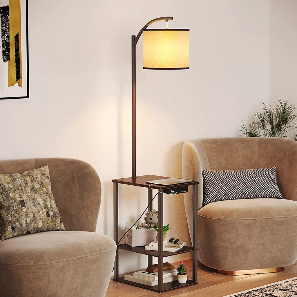 Floor Lamp with Table and USB Port G357208