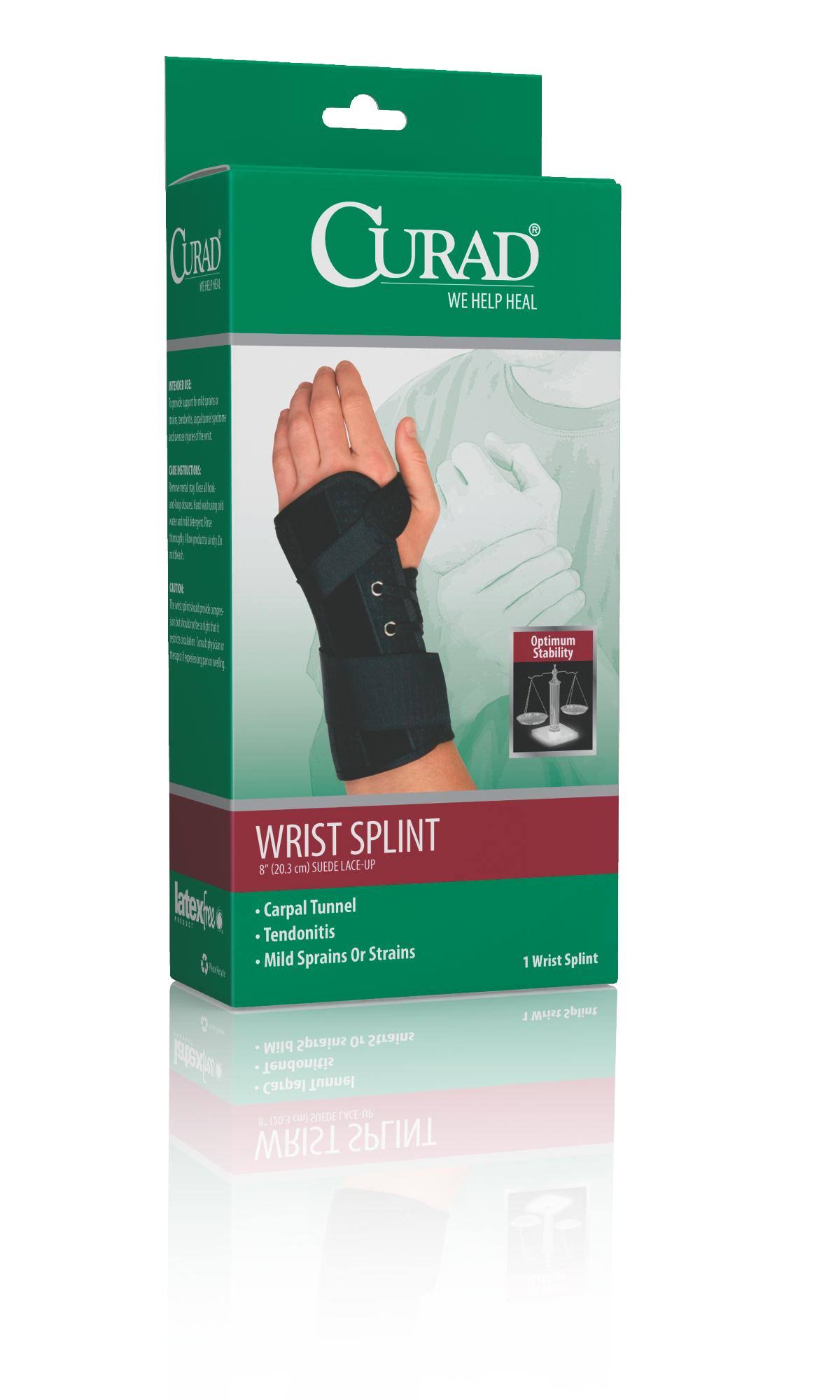 Lace-Up Wrist Splint, Large, Left, 4/Case X6401