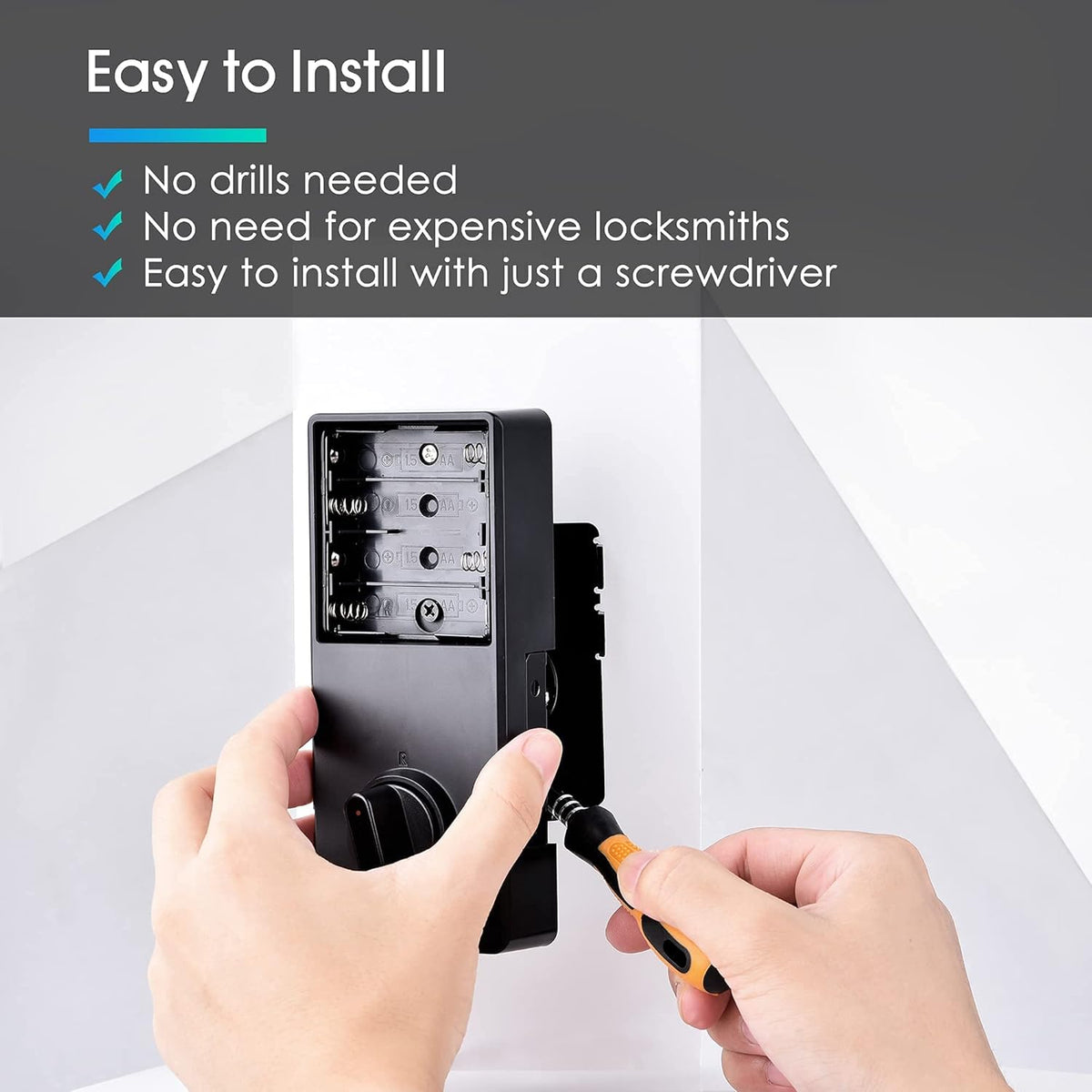 Smart Deadbolt Lock with Bluetooth App and Keypad I58150