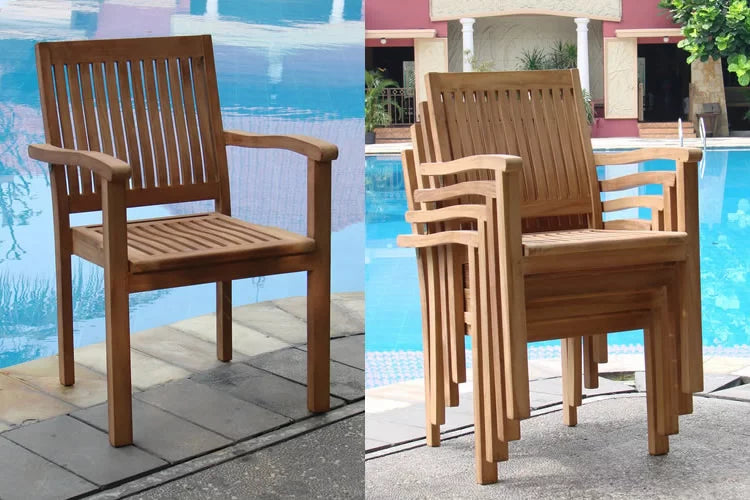 Grade-A Teak 3 Pc Outdoor Dining Set E59933