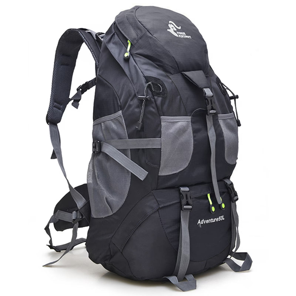 50L Water-resistant Hiking Backpack Daypack T969377