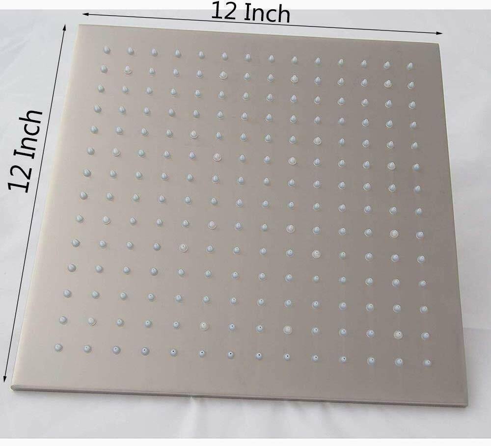 12x22 Square Rainfall LED Shower Head L967