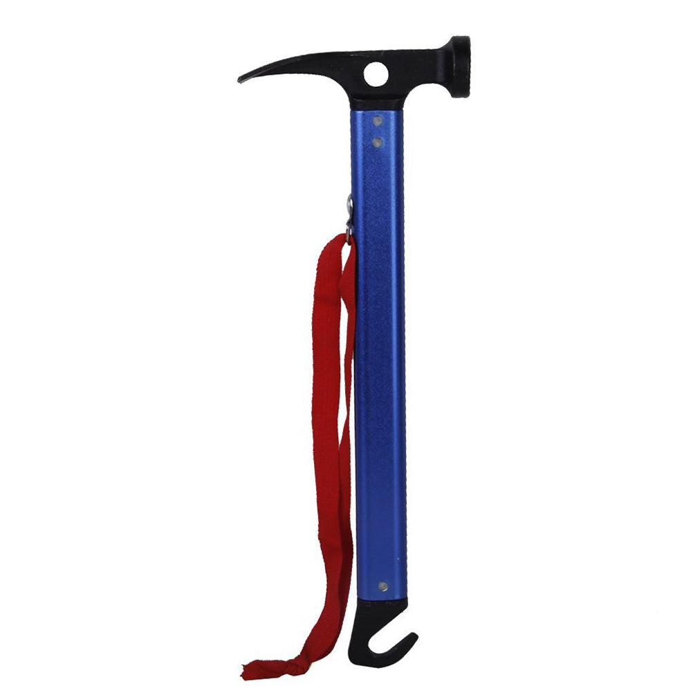 Tent Hammer Camping Mallet with Rubber Steel Stakes J8405