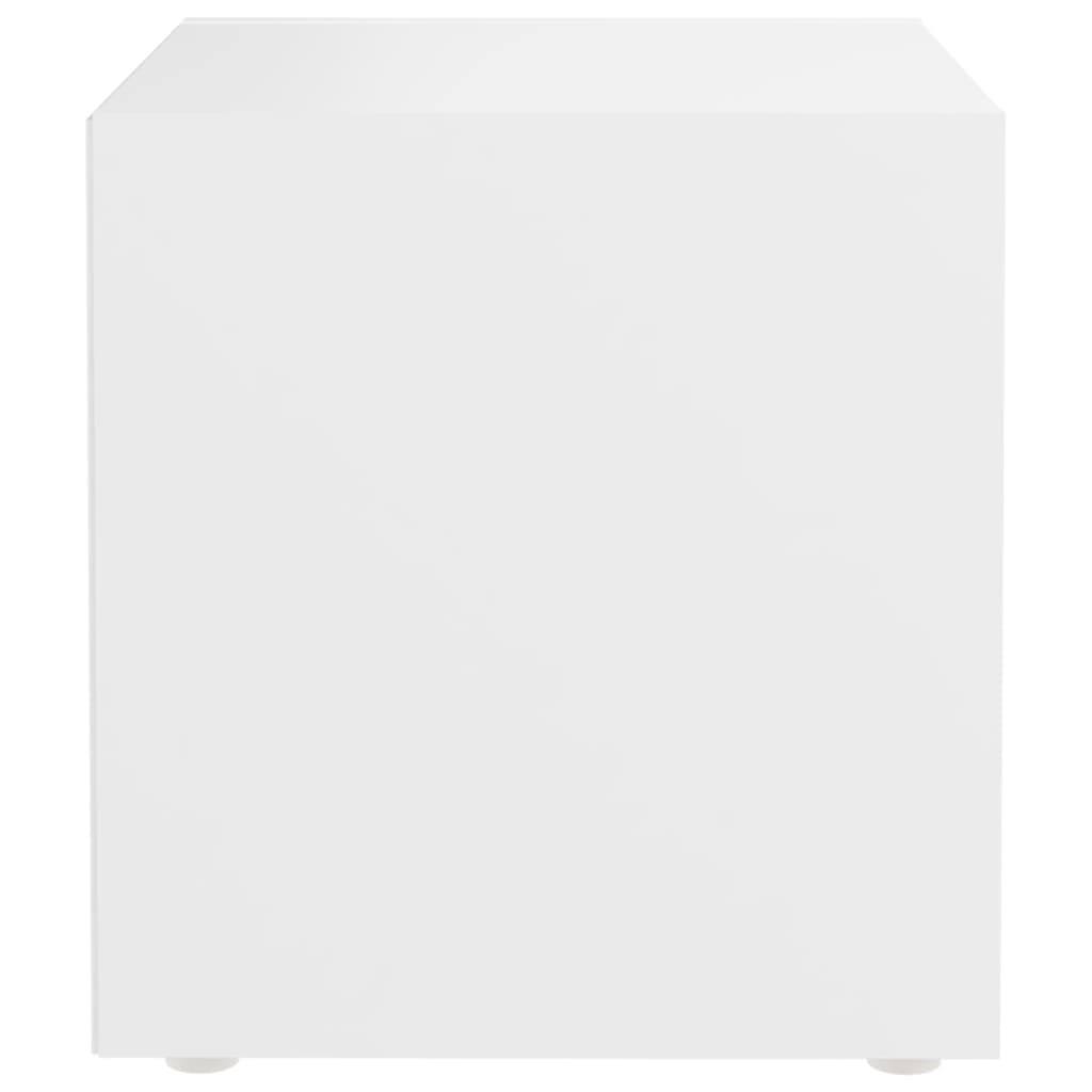 4 Pcs White Chipboard TV Cabinets A3067