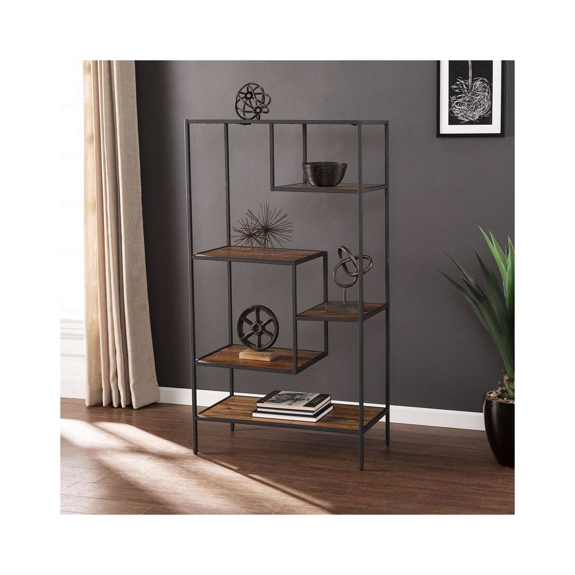 Natural and Gray Etagere Y51607