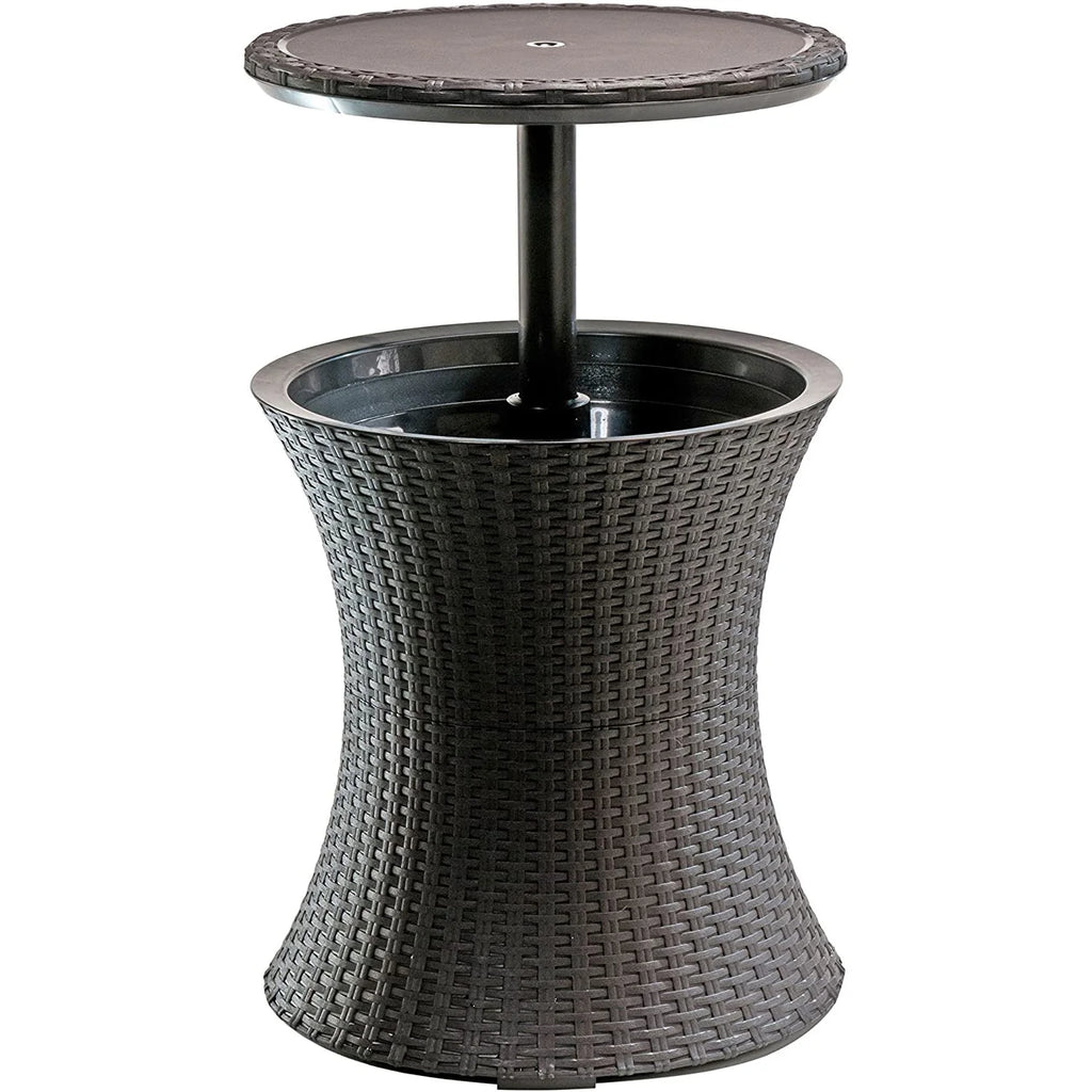 7.5 Gallon Resin Outdoor Beverage Cooler Table H5732