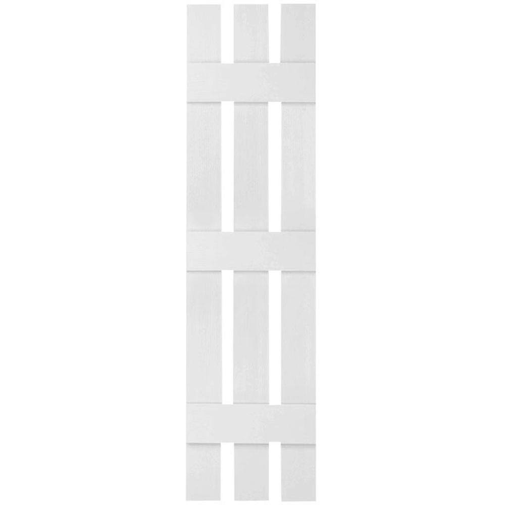 12x22W x 59x22H Vinyl Board-n-Batten Shutters F302412