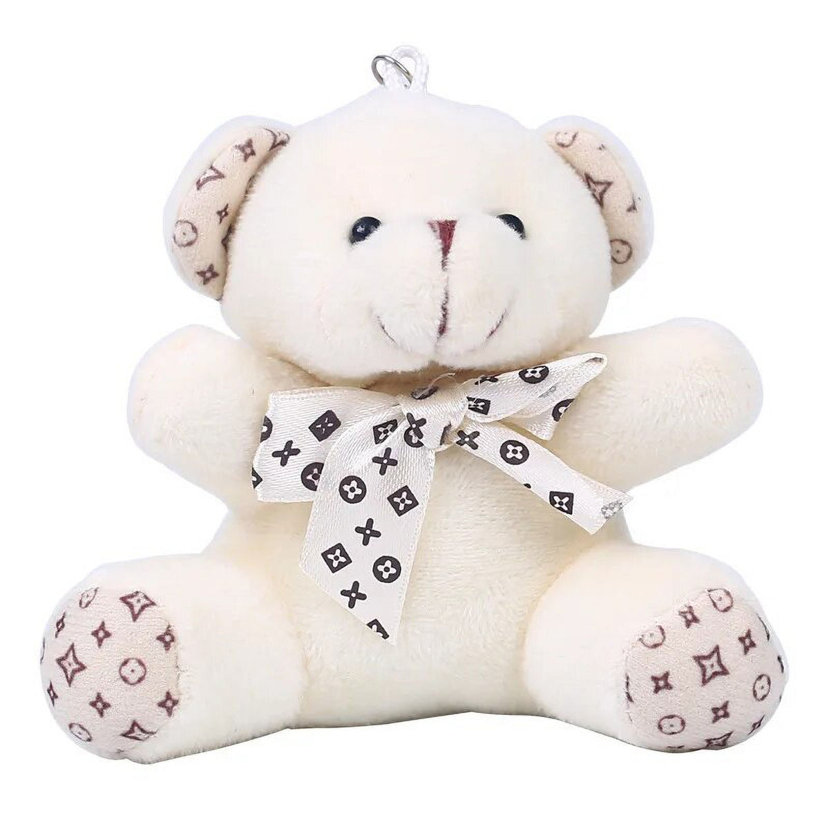 10cm Cream Teddy Bear Plush Toy T716