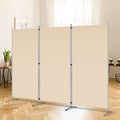 4 Panel 6 FT Folding Privacy Screen Room Divider, Black N2325