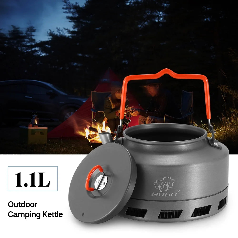 Aluminum Alloy Tea Kettle 1.1l Portable Coffee Pot W800097