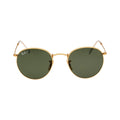 Round Metal Frame Green Classic Lens Unisex Sunglasses J5707