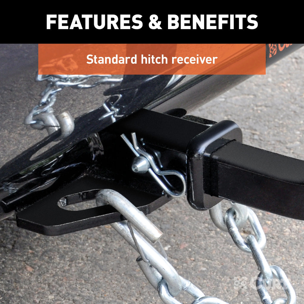 Class 1 Trailer Hitch with Installation Hardware, Pin & Clip J670