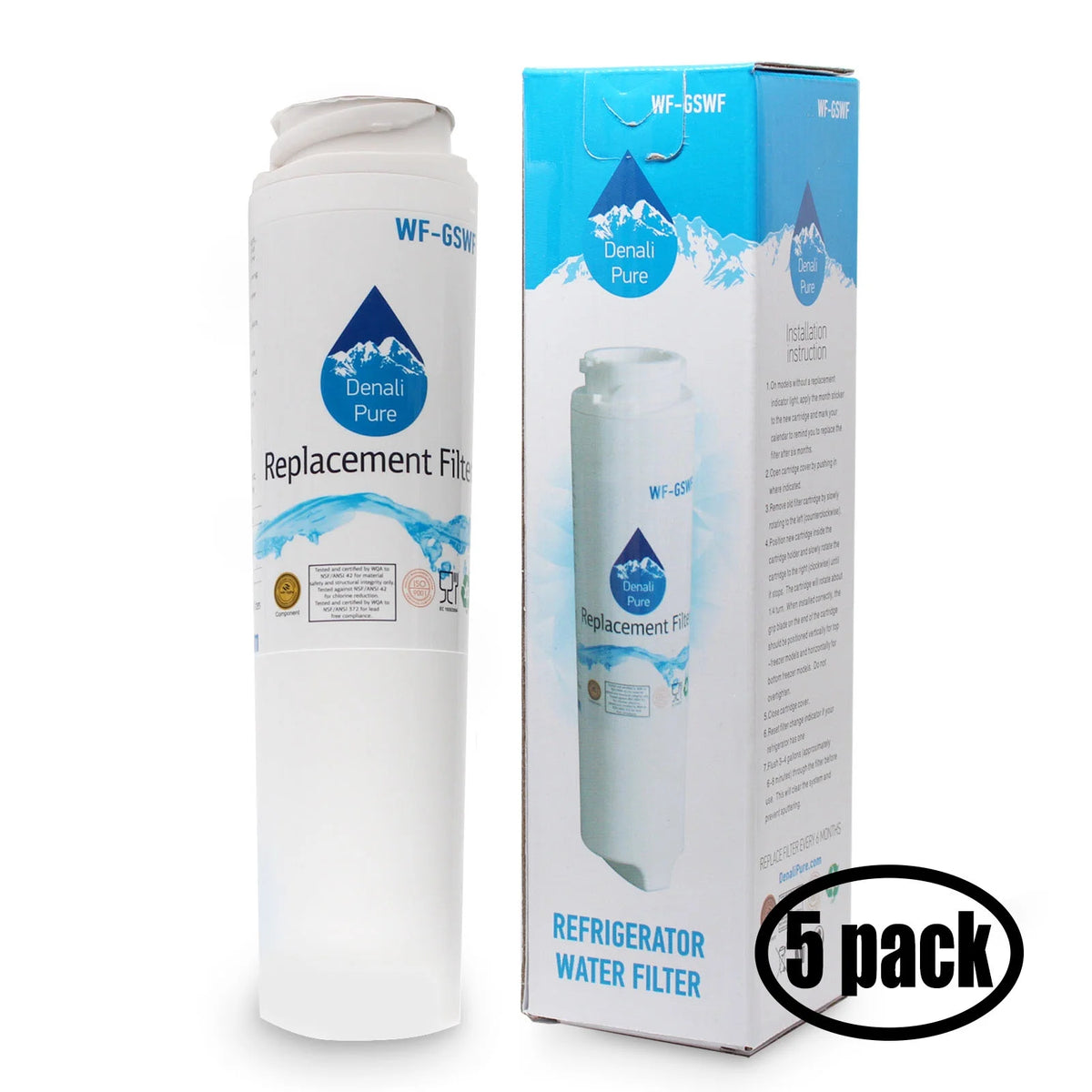 5-Pack Refrigerator Water Filter R4505