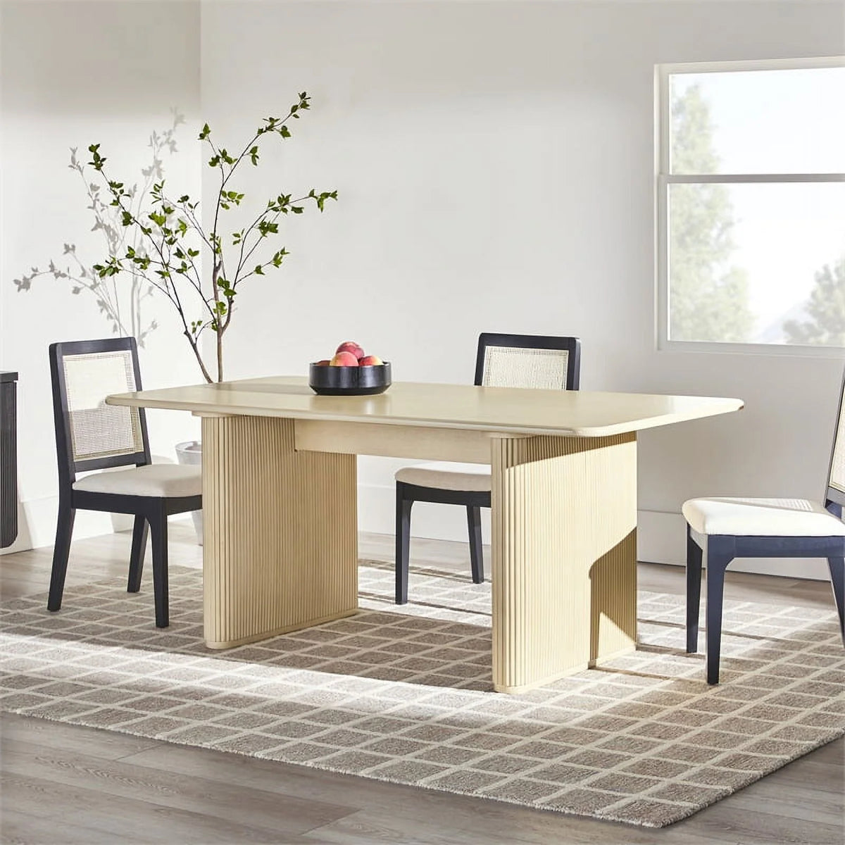 68 Inch Birch Wood Dining Table P15928