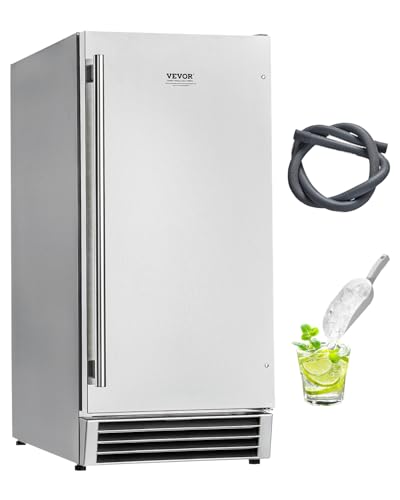 Under Counter Stainless Steel Ice Maker with Reversible Door O150438