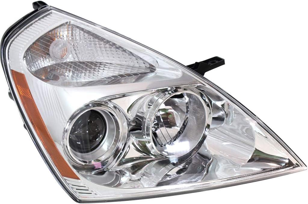 Passenger Side Halogen Headlight Assembly for Kia Sedona 2008 2012 J802197