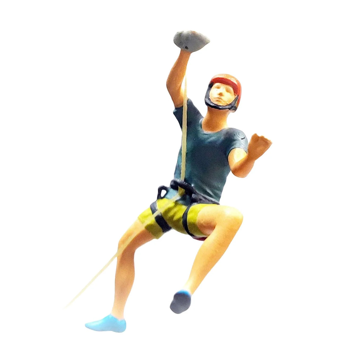 1/64 Scale Climbing People Figurines Mini People Model for Diorama Dollhouse Q1537