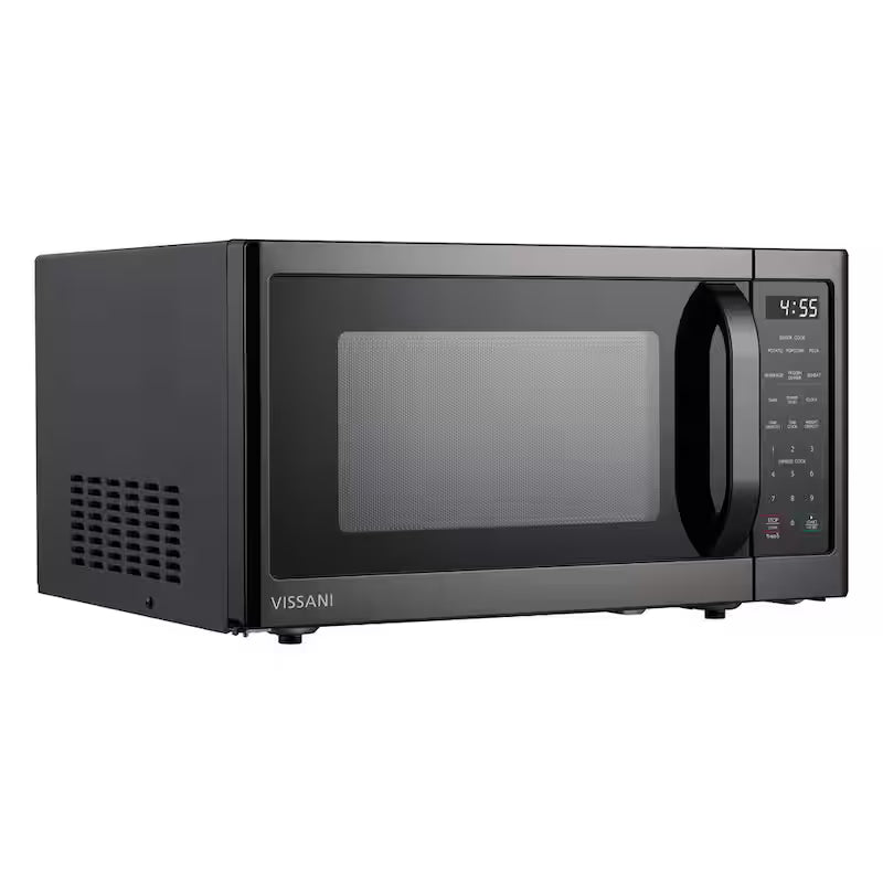 Black Stainless Steel 1,100 Watt Countertop Microwave R7074