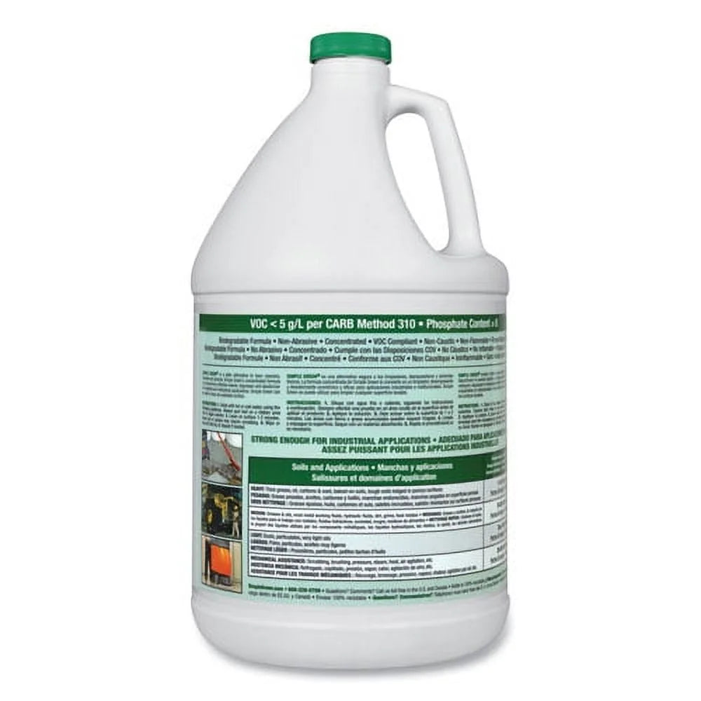Industrial Cleaner And Degreaser, Concentrated, 1 Gal Bottle, Bundle of 2 G98807