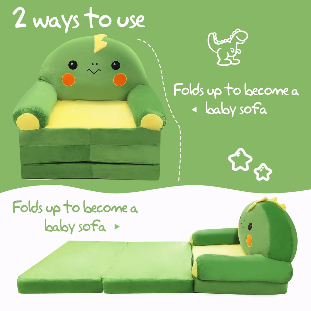 Foldable Toddler Chair 2 in 1 Flip Out Couch X709