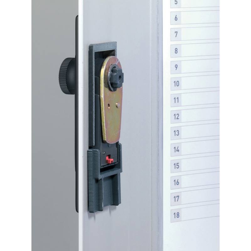 Brushed Aluminum Locking Key Cabinet 36-Key S13800