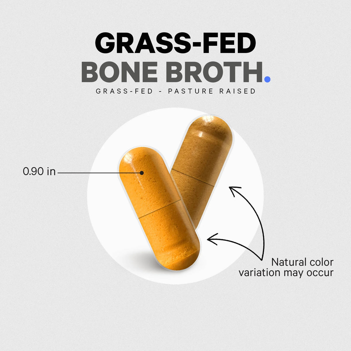 Organic Bovine & Chicken Bone Broth Collagen Capsules R23124
