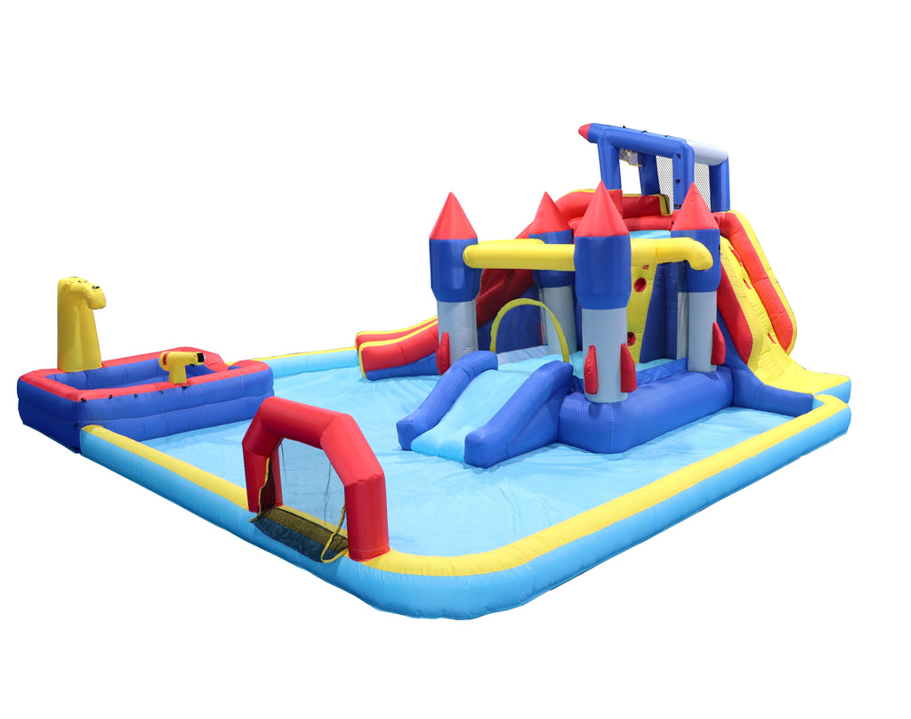 10 in1 Inflatable Water Park with Splash Pool C38318
