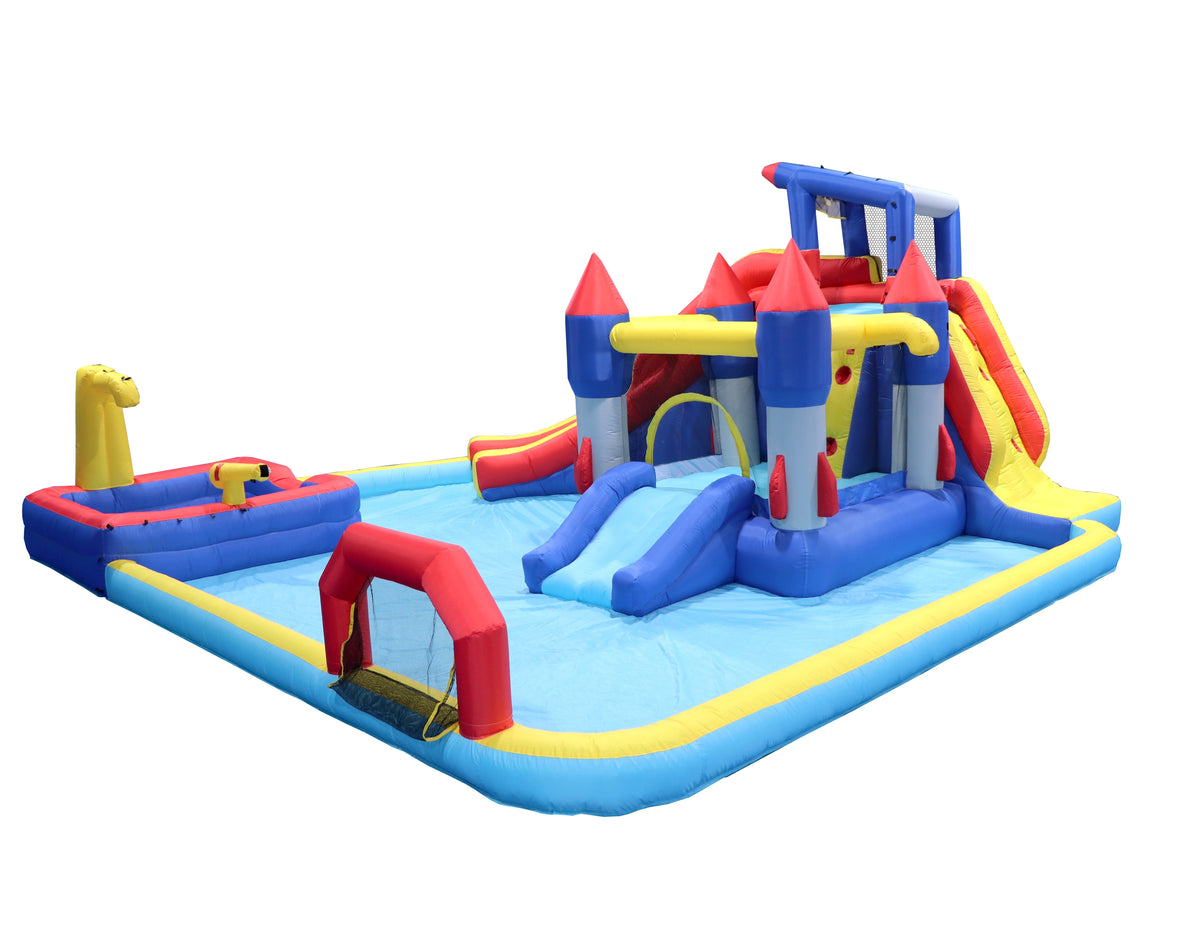 10 in1 Inflatable Water Park with Splash Pool C38318