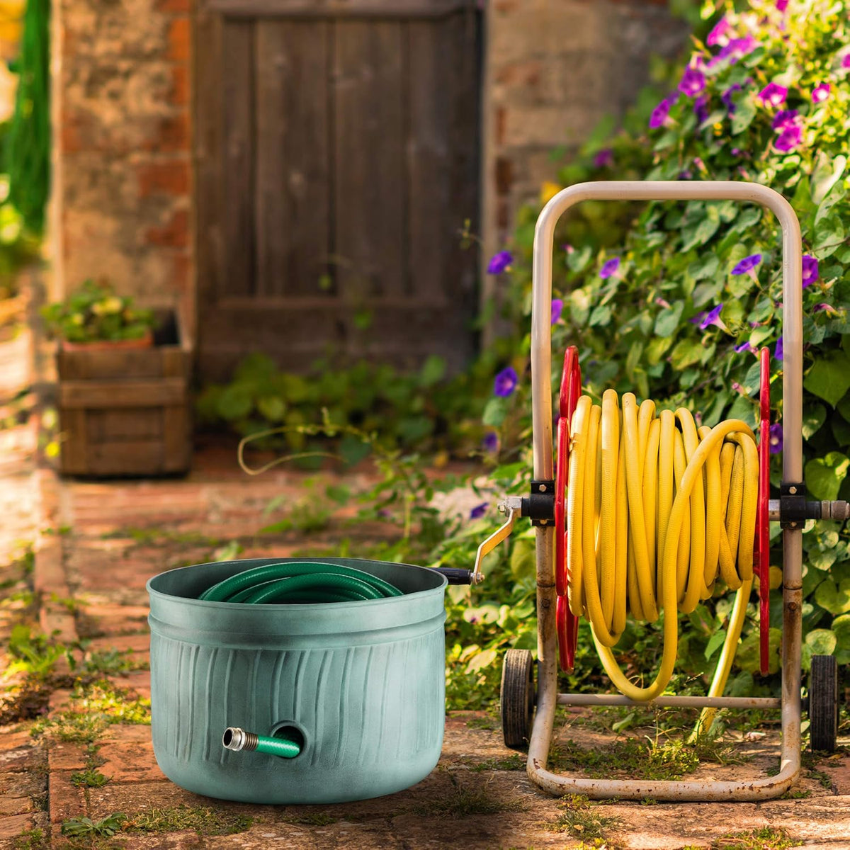 Garden Hose Storage Holder Pot N808