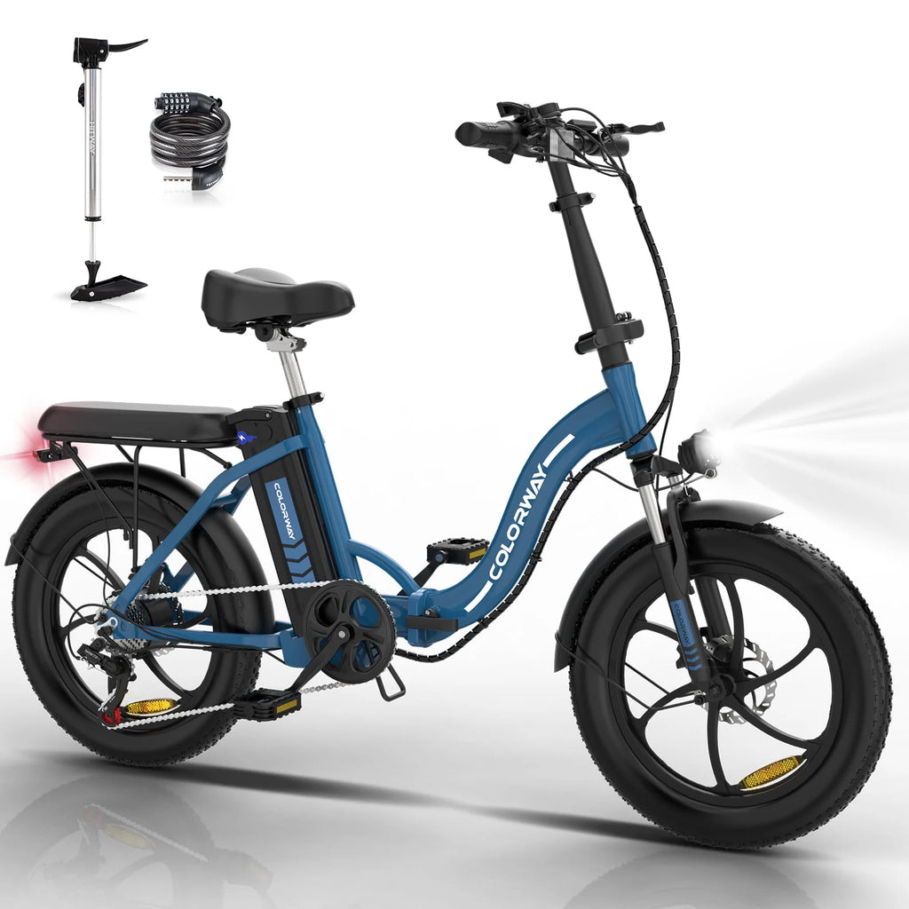 500W Fat Tire Electric Bike 11.2Ah 36V V438713