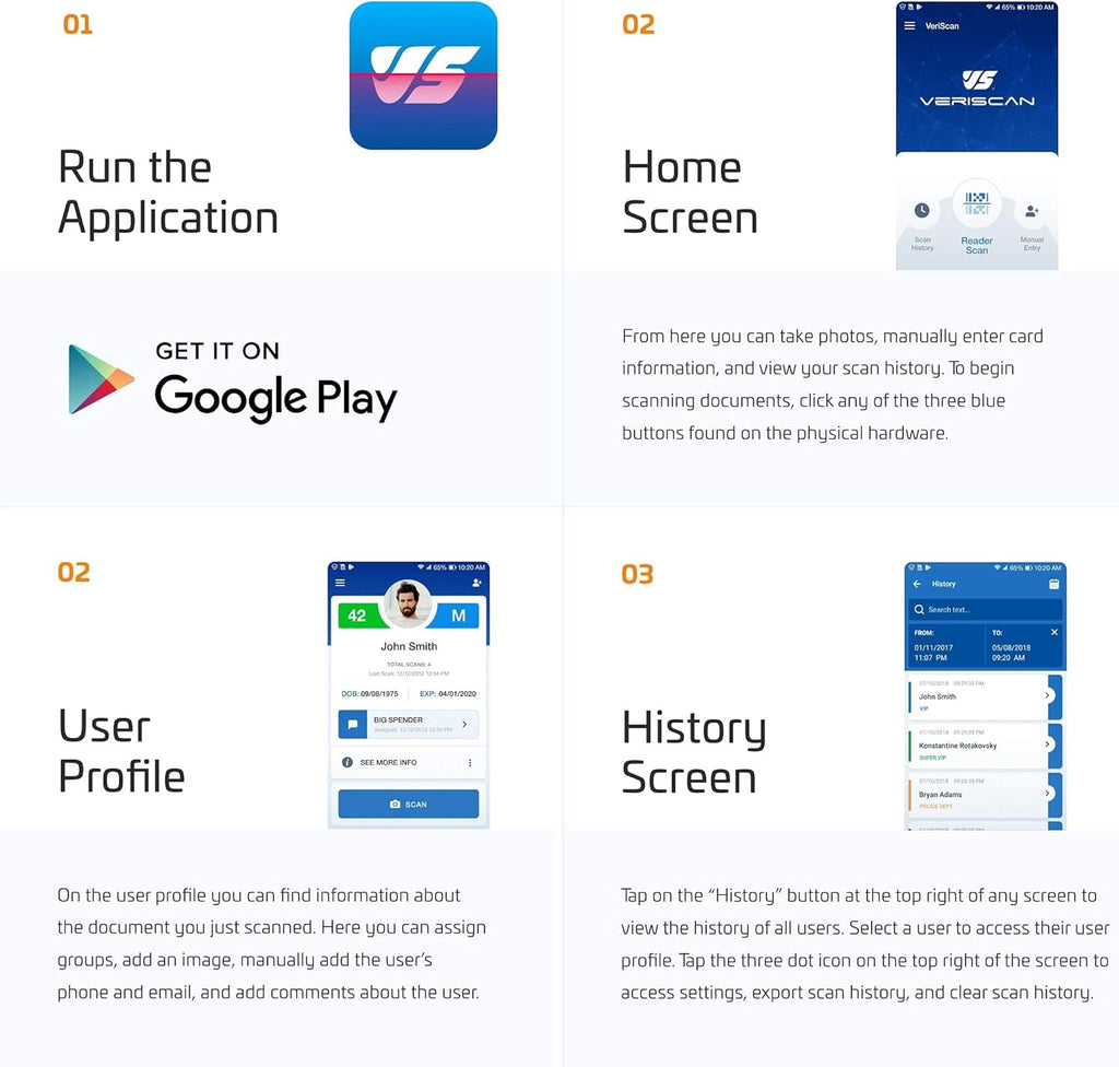 ID & Passport Scanner with Mobile Software R87339