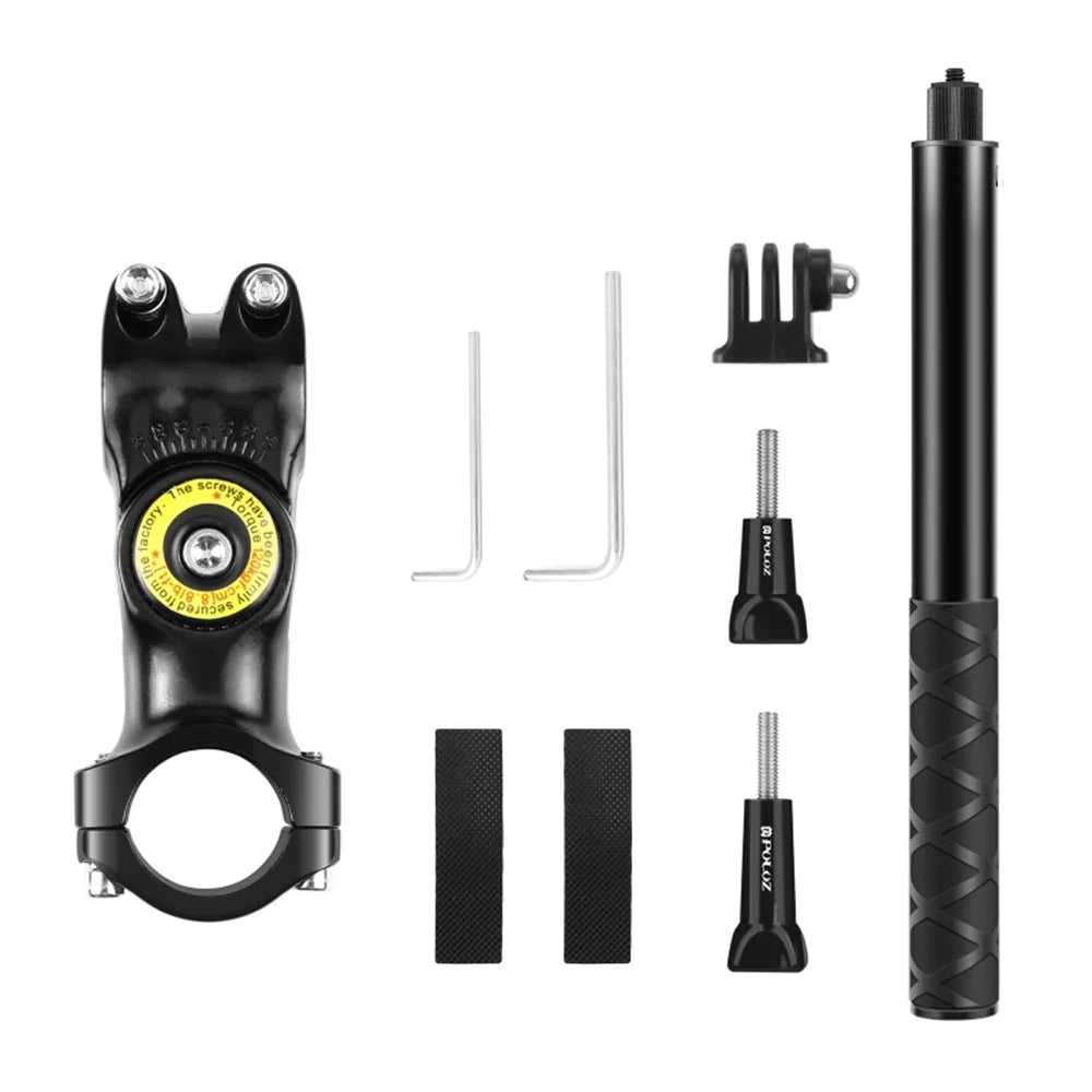 Motorcycle Bike Selfie Stick Handlebar Mount Bracket Adjustable Length V85796