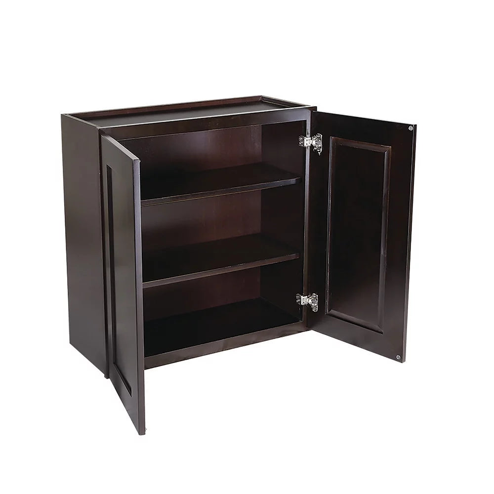 Espresso Shaker Wall Kitchen Cabinet 30x30x12 U2652