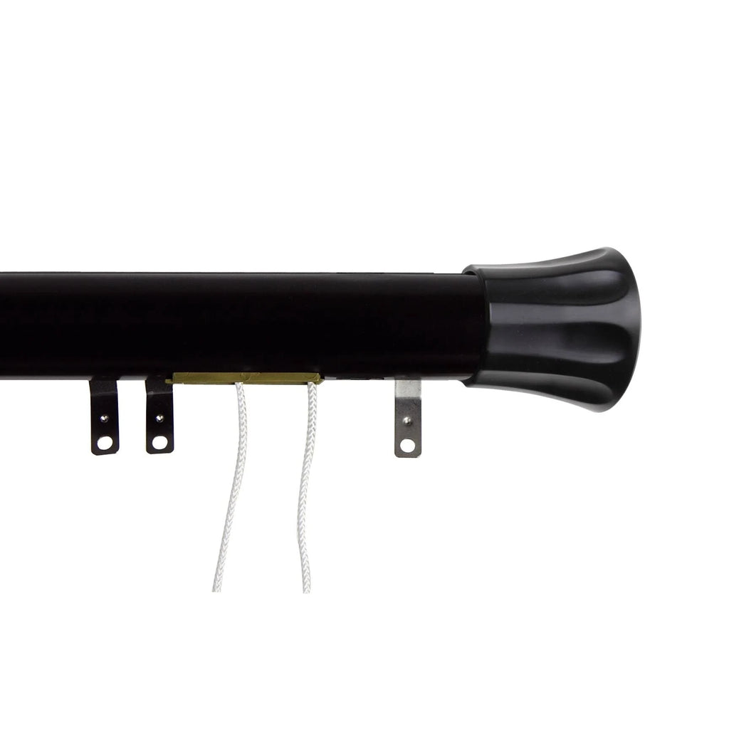 Black Finish Decorative Traverse Rod B19280