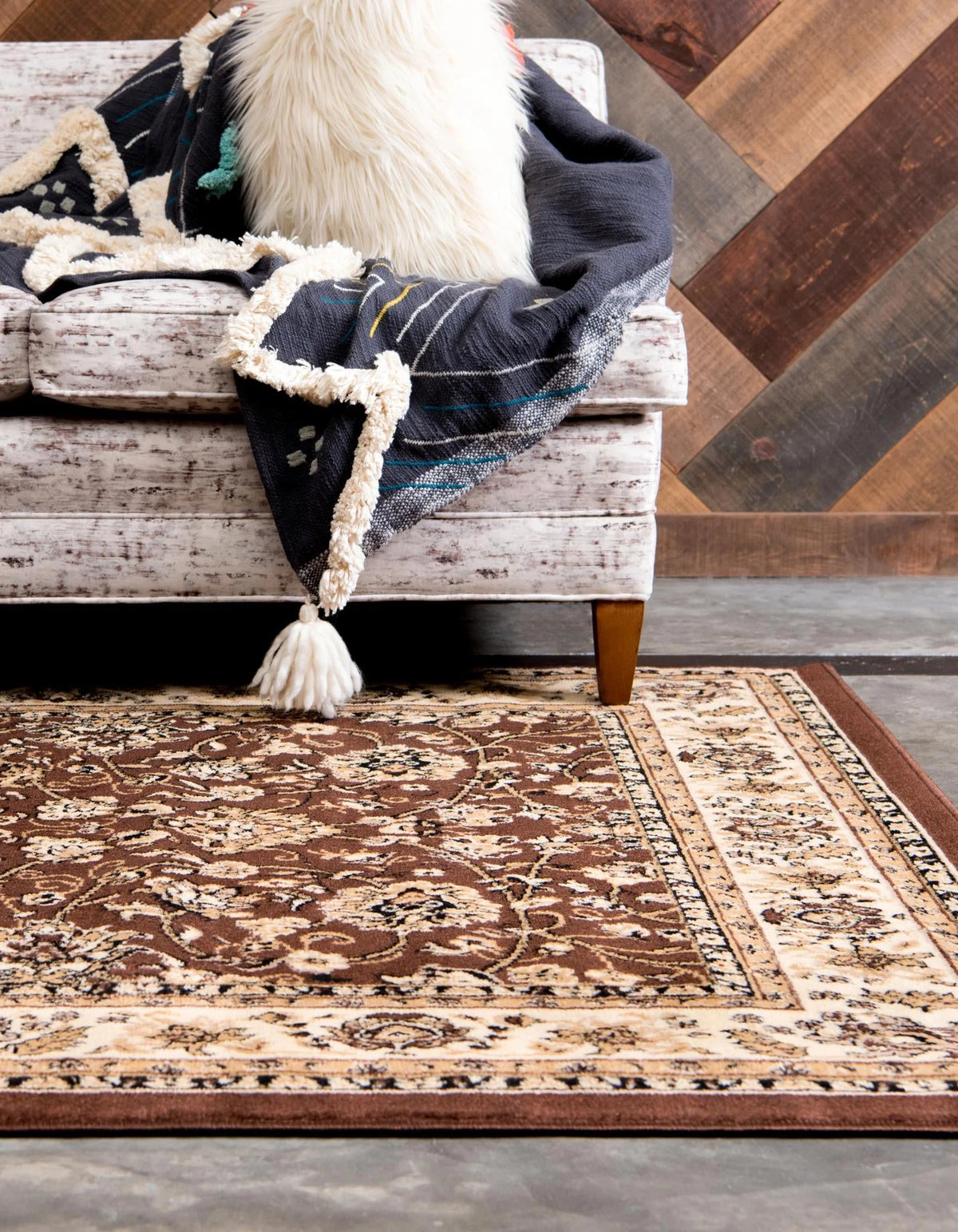 10' x 13' Brown Medium Rug E58192