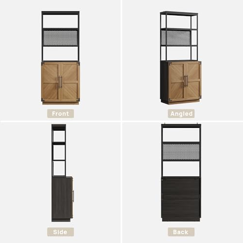 5 Tier Bookcase with Door Z5589