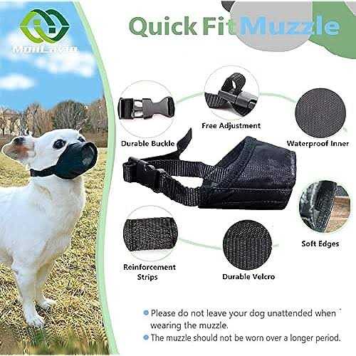 Soft Air Mesh Dog Muzzle XS for Small Dogs with Long Snout N872818