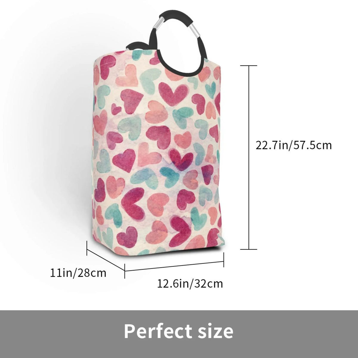 50L Foldable Waterproof Oxford Fabric Laundry Hamper T75517