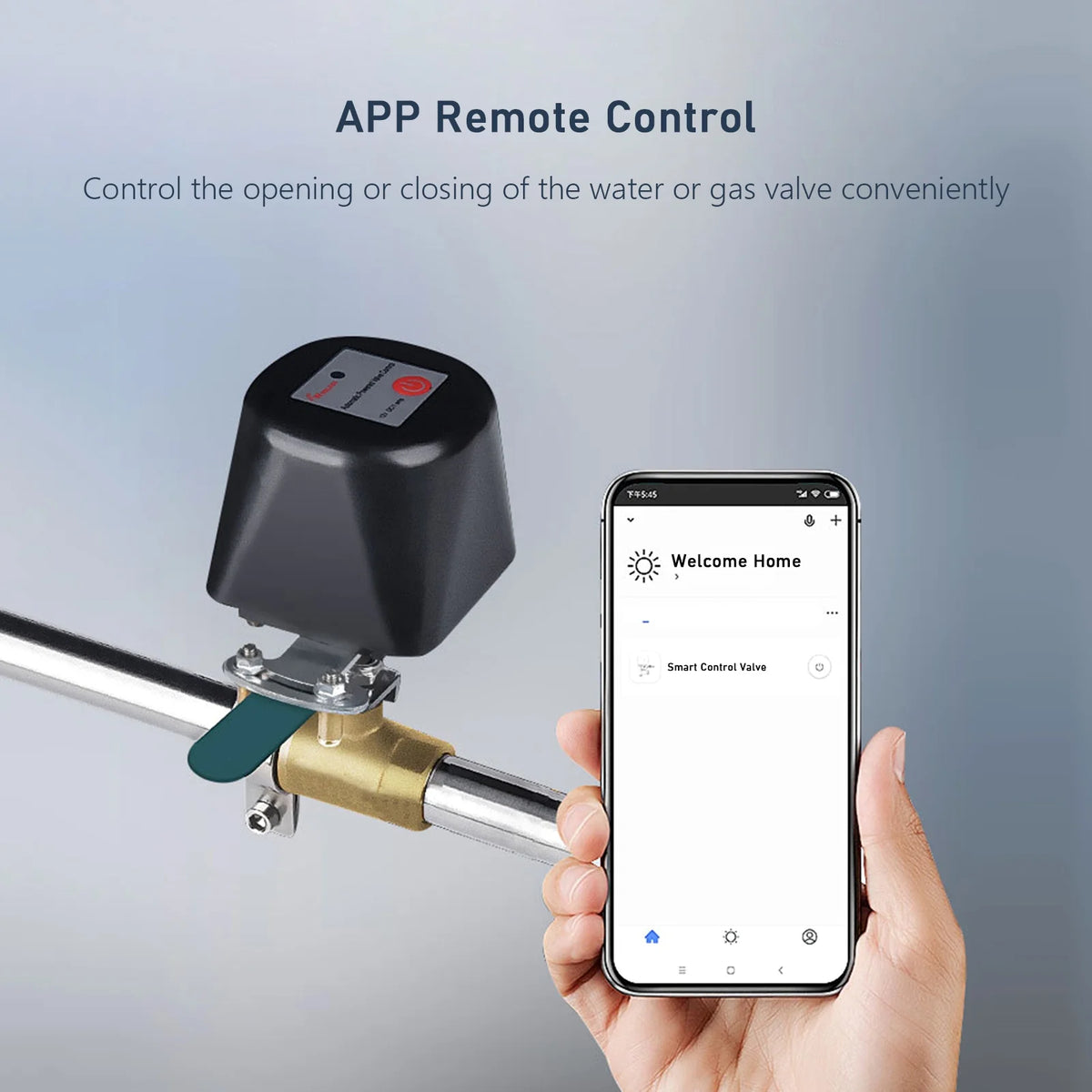 Wi Fi Smart Water Valve Controller for Lever Switch Electric Gas Valve H72312