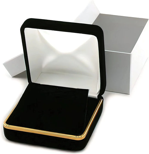 14K Two-Toned Gold Cubic Zirconia Men's Wedding Band F5089