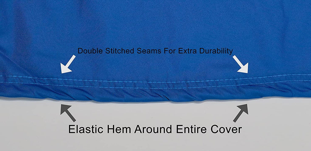 Blue / Black Jet Ski Cover with Trailer Straps and Storage Bag S238842