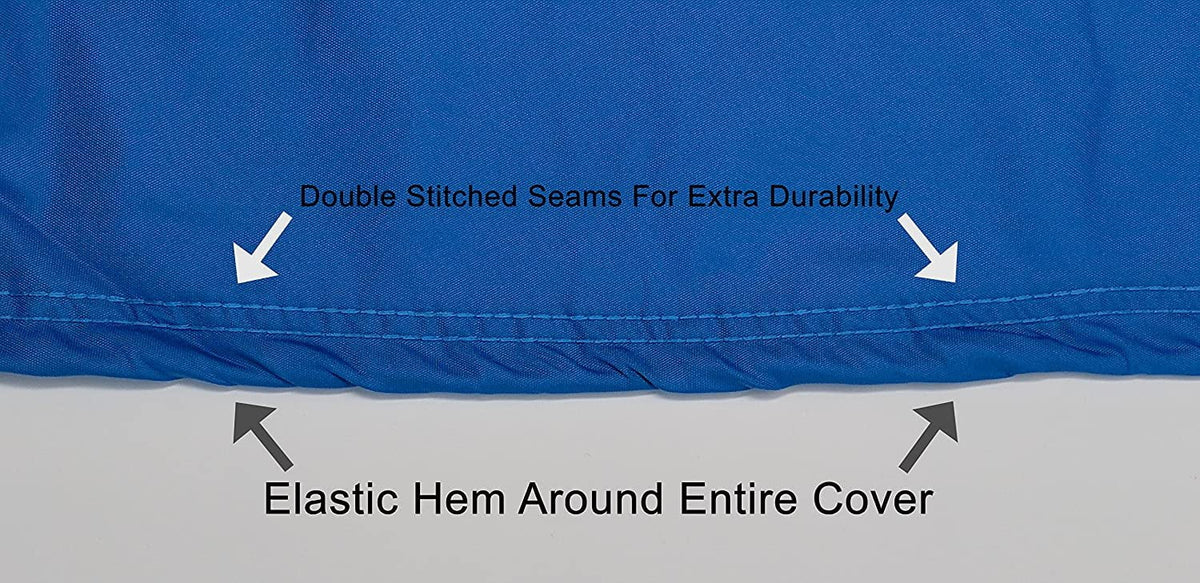 Blue / Black Jet Ski Cover with Trailer Straps and Storage Bag S238842