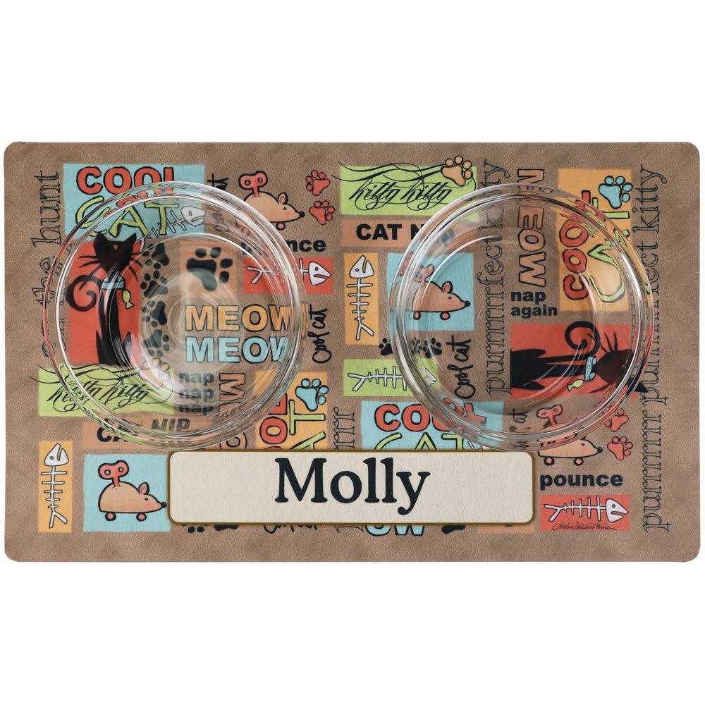 Personalized Pet Bowl Placemat O503