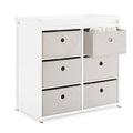 Changing Table with Fabric Bins W75799