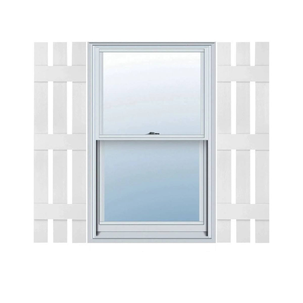 12x22W x 59x22H Vinyl Board-n-Batten Shutters F302412