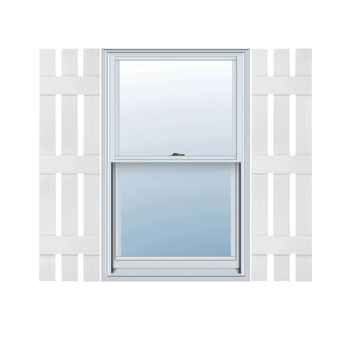 12x22W x 59x22H Vinyl Board-n-Batten Shutters F302412