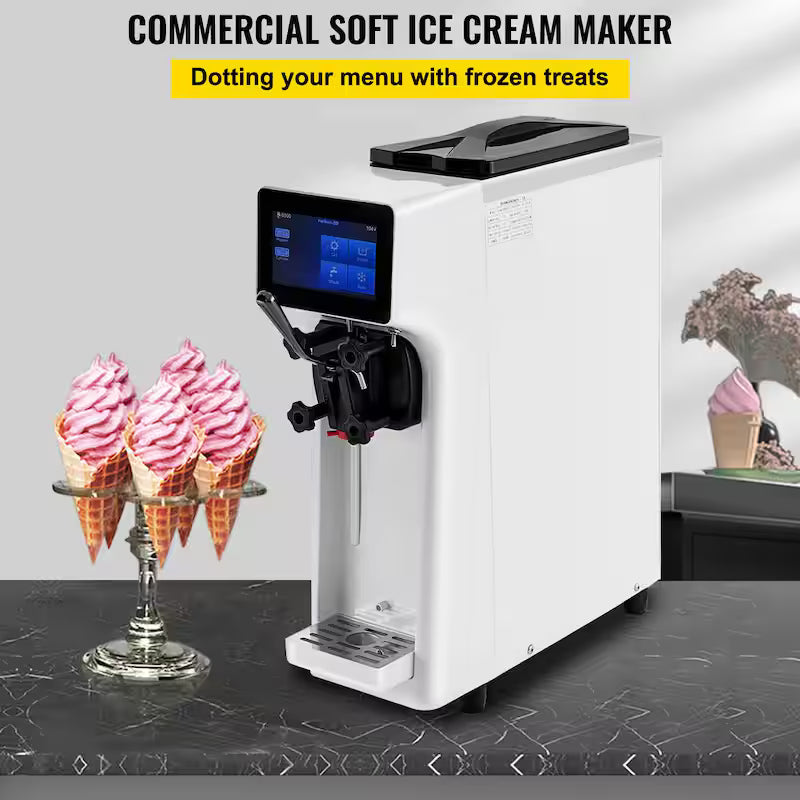 Commercial Soft Serve Ice Cream Maker 1000 Watt Countertop F58578
