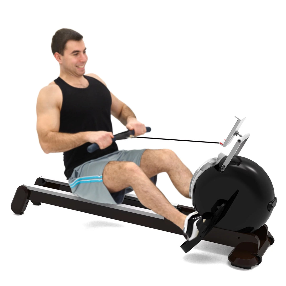 Magnetic Rowing Machine with 32 Levels Resistance, LCD Display Y7429