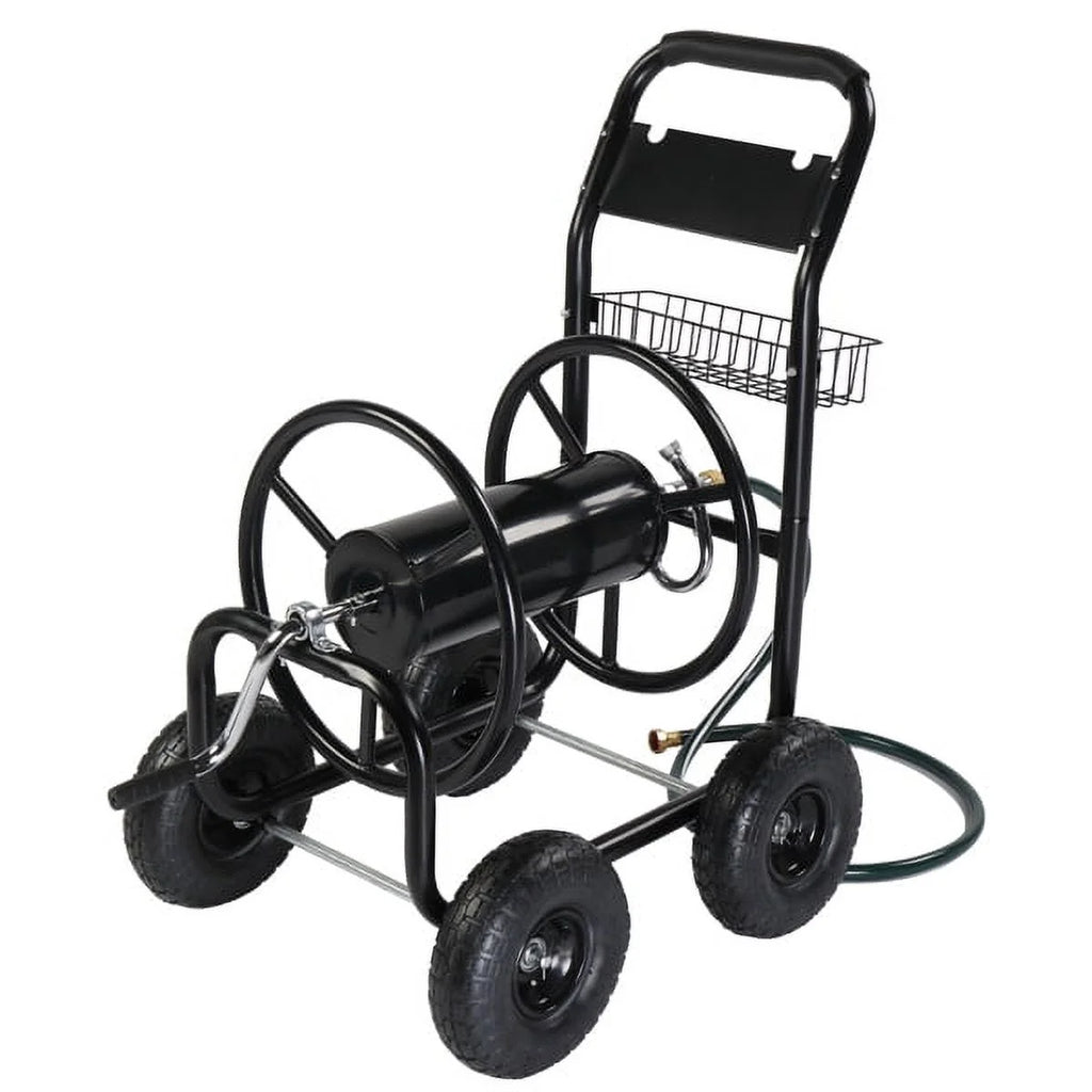 Heavy Duty Garden Hose Reel Cart with 4 Wheels G70005