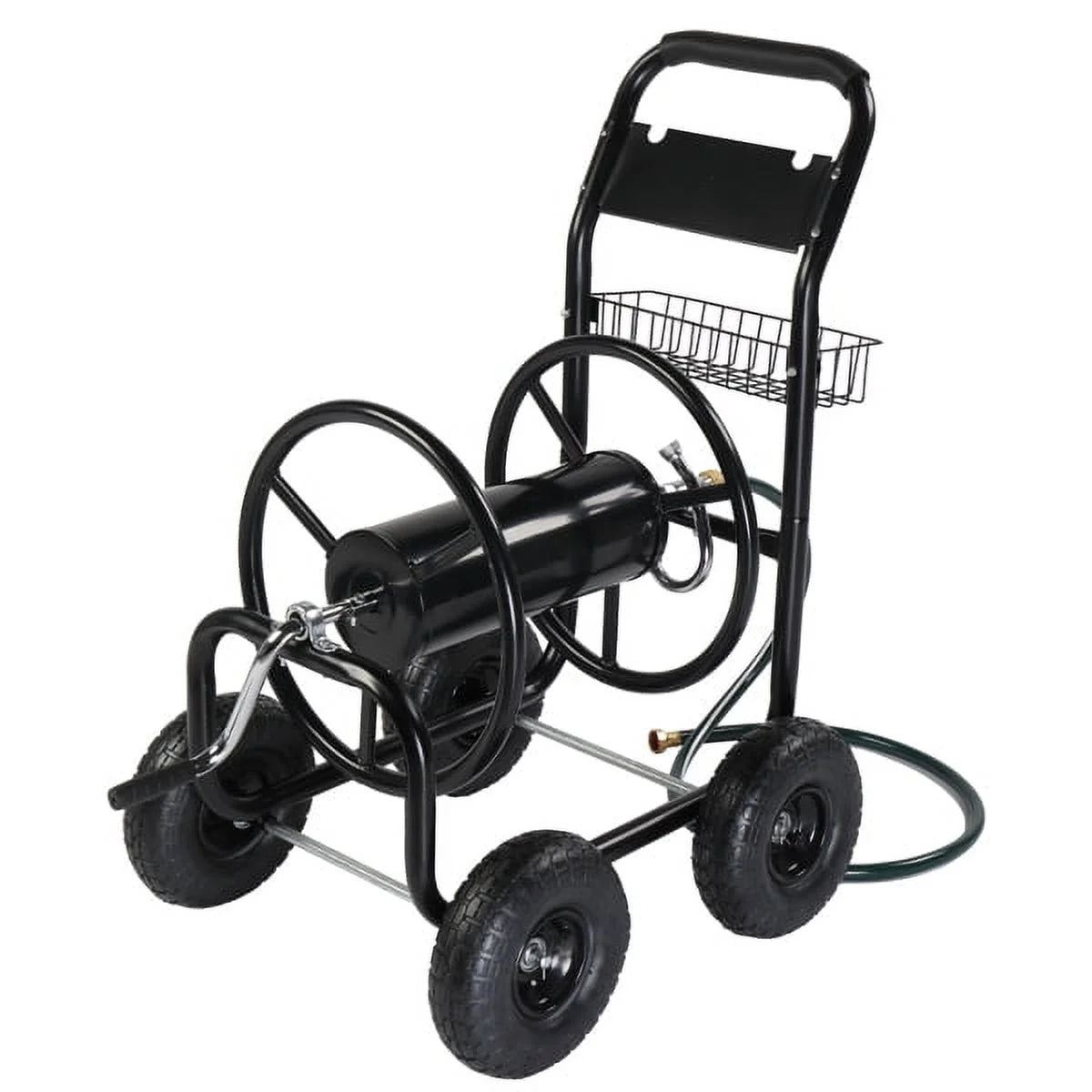 Heavy Duty Garden Hose Reel Cart with 4 Wheels G70005